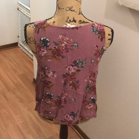 Floral tie top - Picture 3 of 3